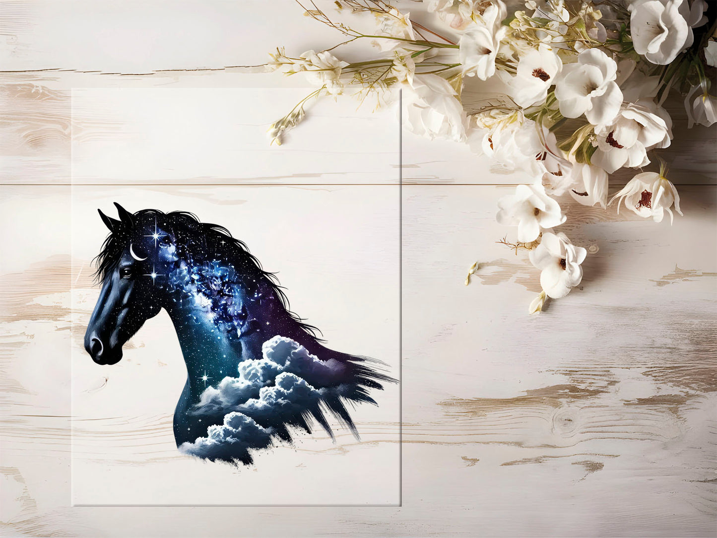 Bügelbild - Galaxy Pferd #1613