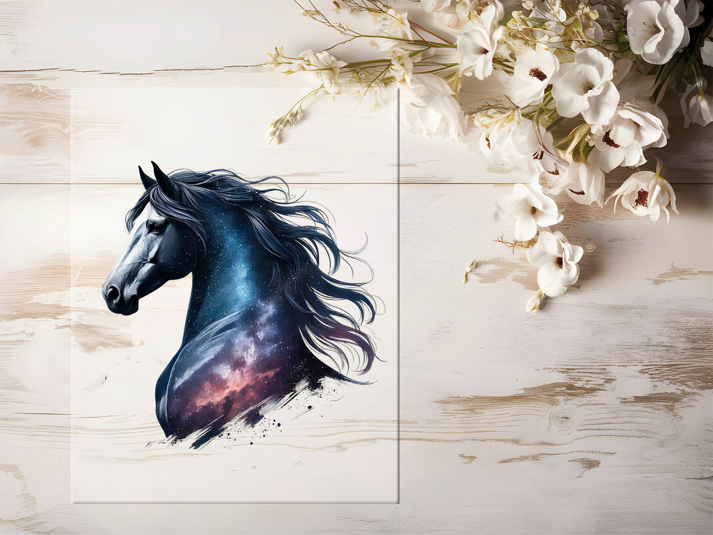 Bügelbild - Galaxy Pferd #1612