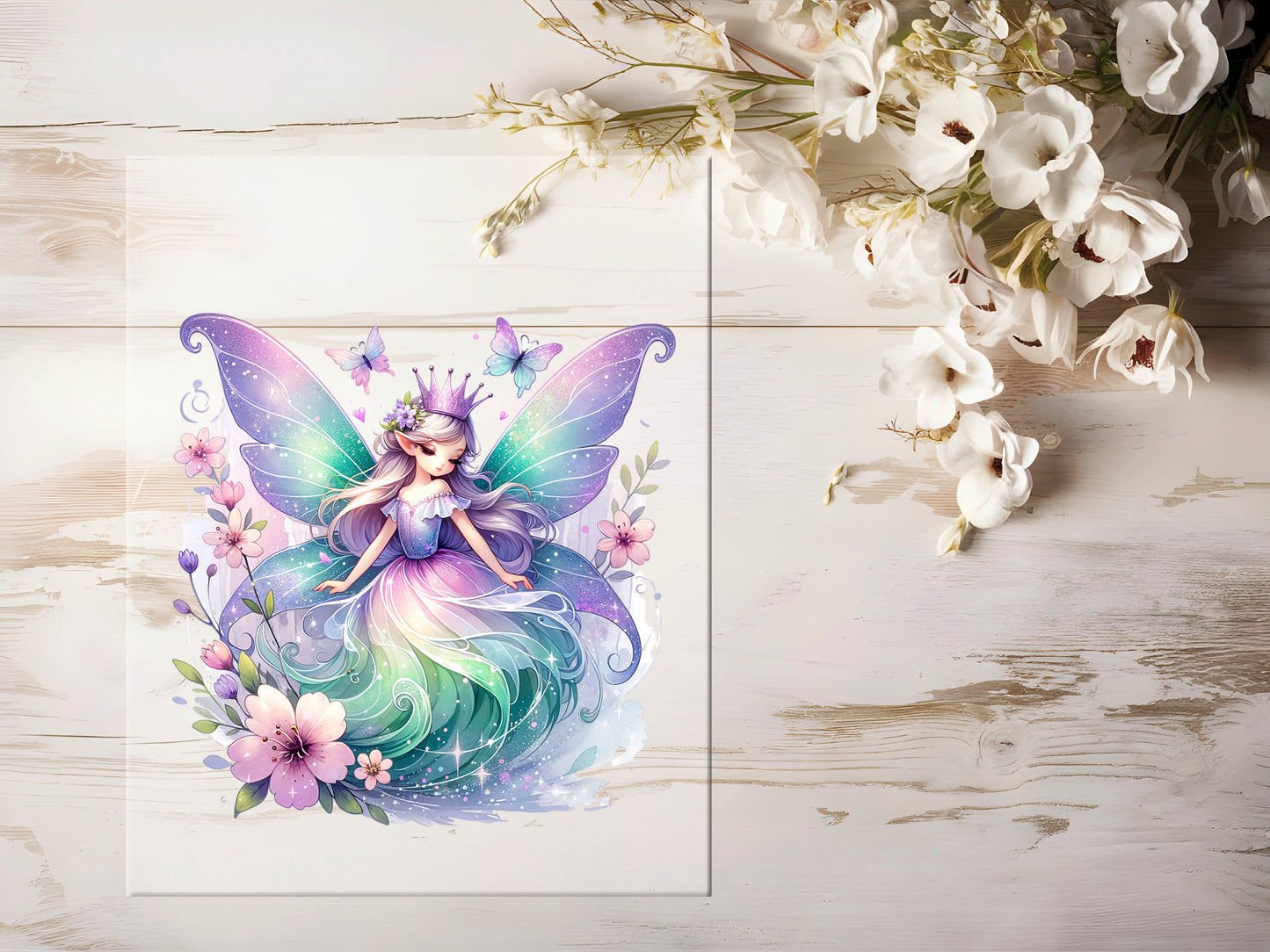 Bügelbild - Blumenfee #1501