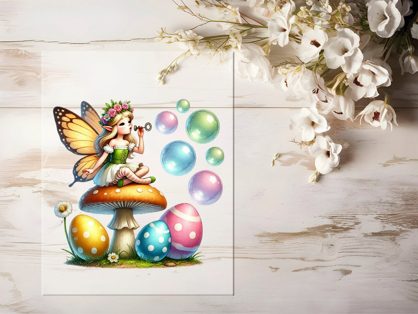 Bügelbild - Fee Ostern #1105