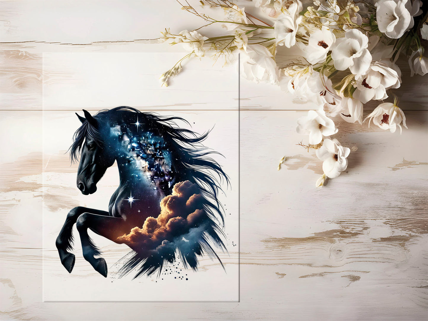 Bügelbild - Galaxy Pferd #1609