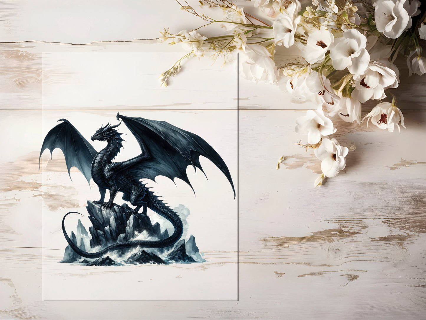 Bügelbild - Black Dragon #1193