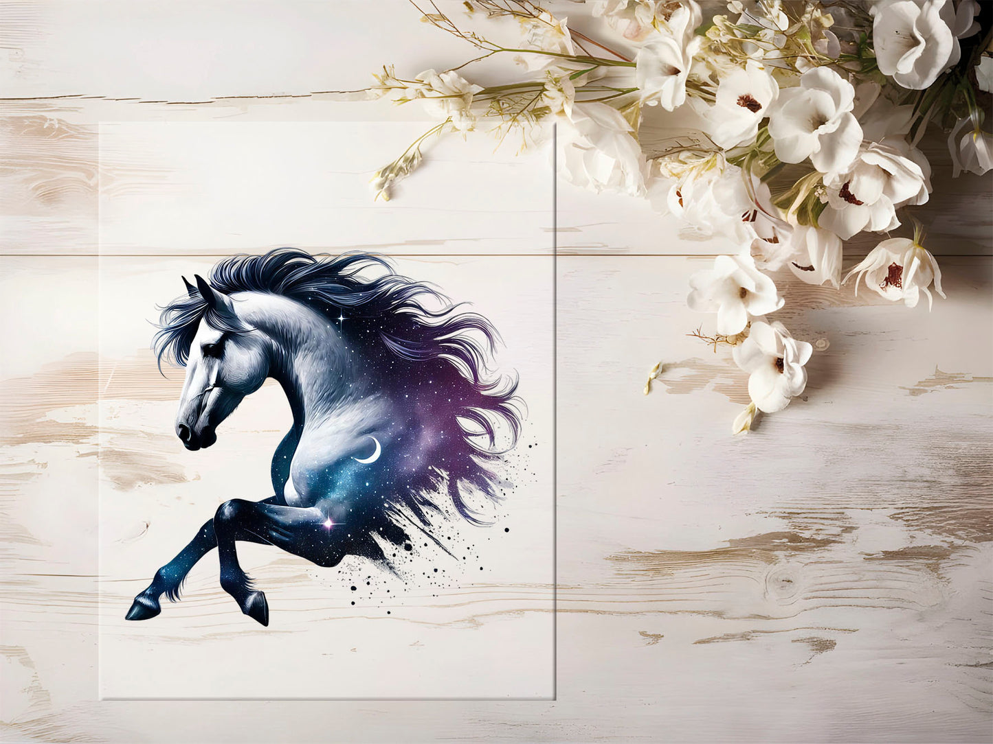 Bügelbild - Galaxy Pferd #1608