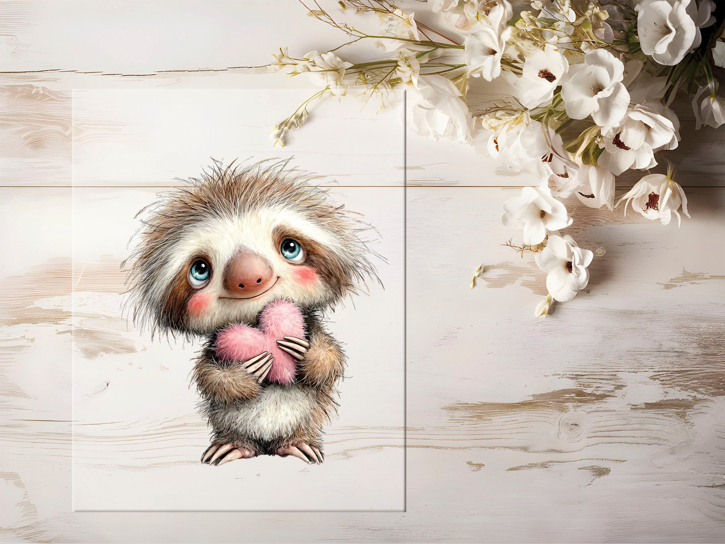 Bügelbild - Faultier #2467