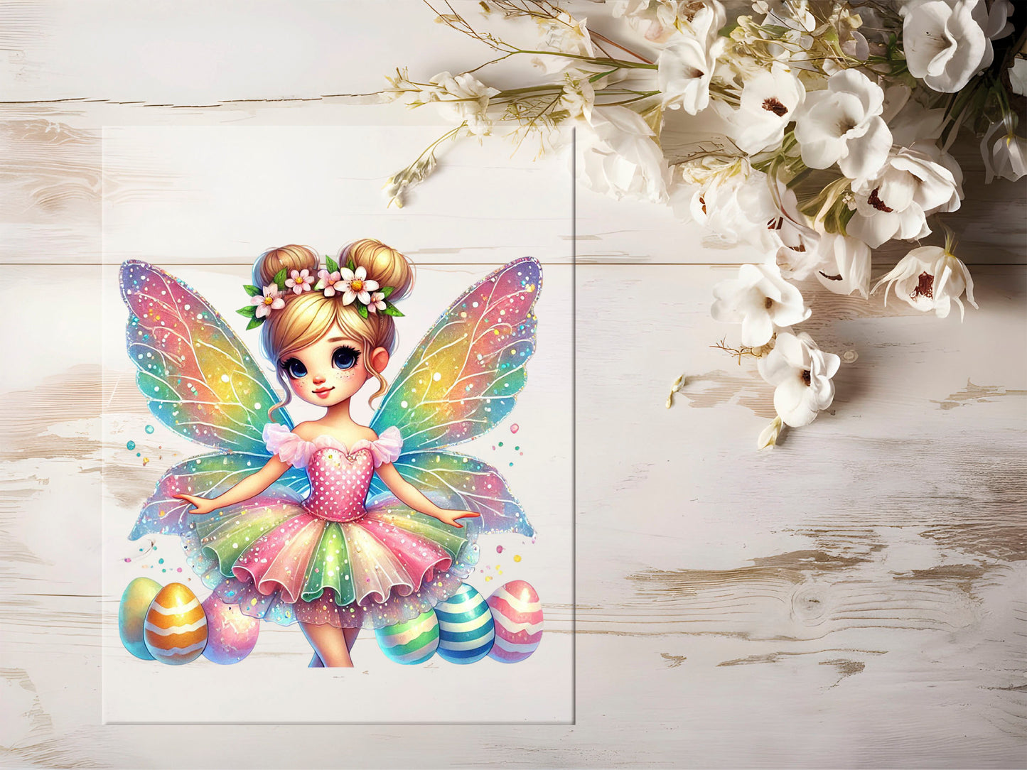 Bügelbild - Osterfee #1099