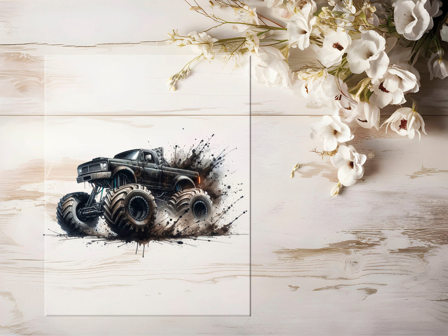 Bügelbild - Monster Truck #1084