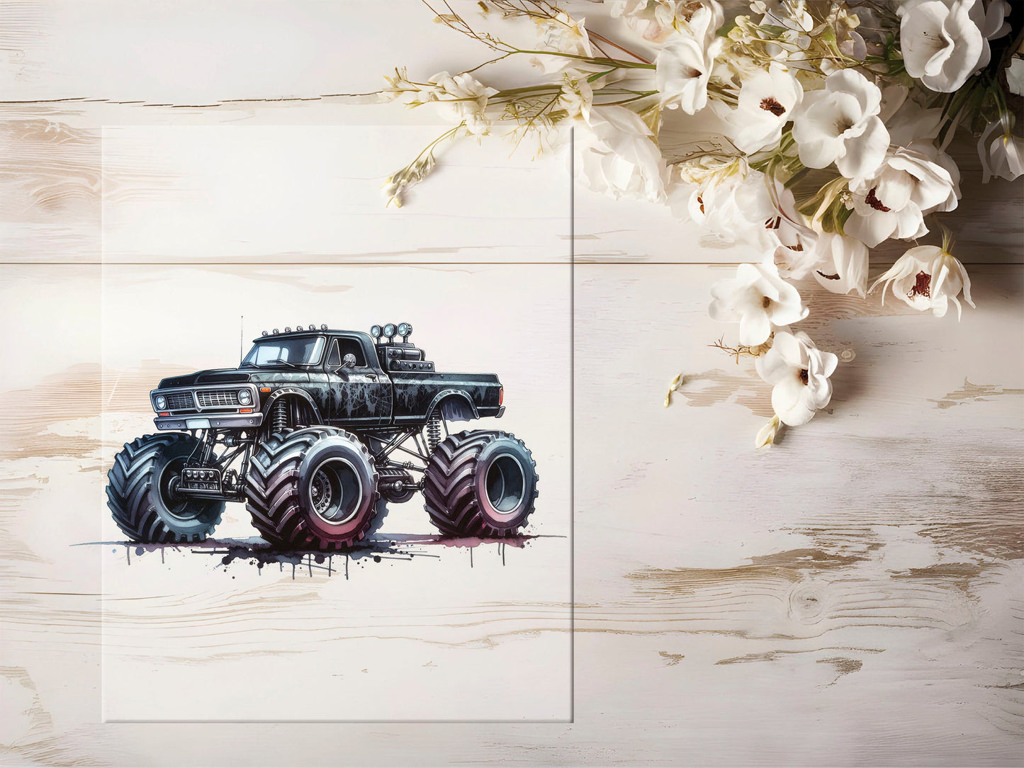 Bügelbild - Monster Truck #1083