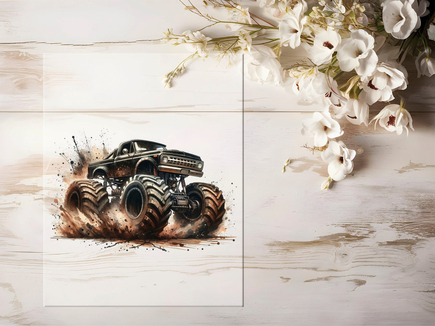 Bügelbild - Monster Truck #1081