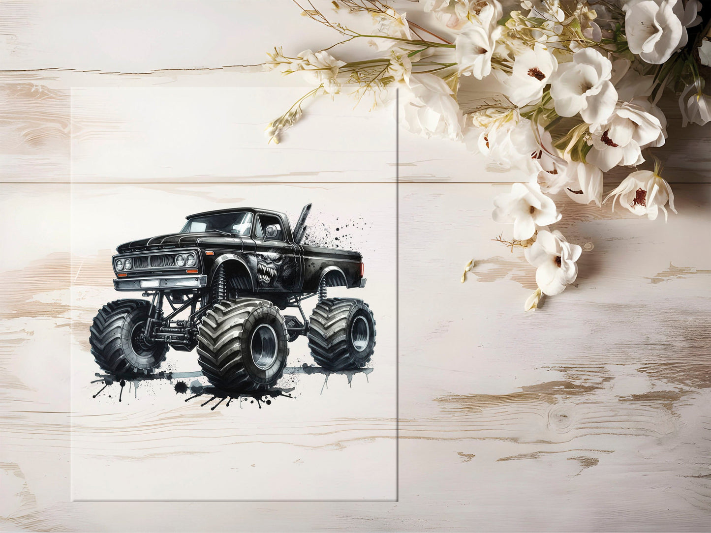 Bügelbild - Monster Truck #1080