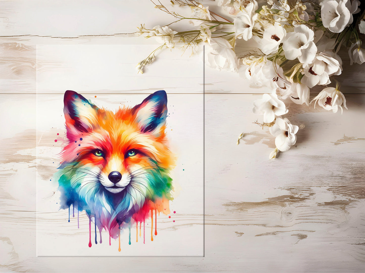 Bügelbild - Bunt Fuchs #1346