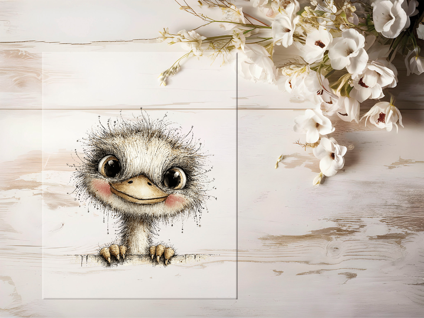 Bügelbild - Straus #2456