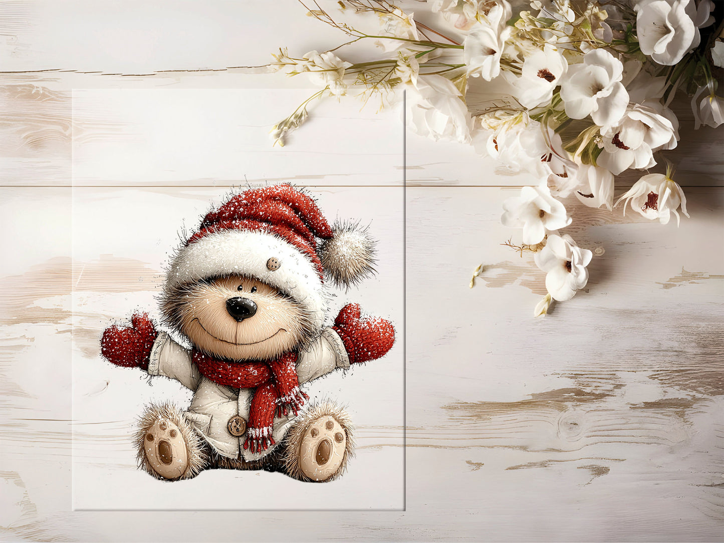 Bügelbild - Winterbär #2241