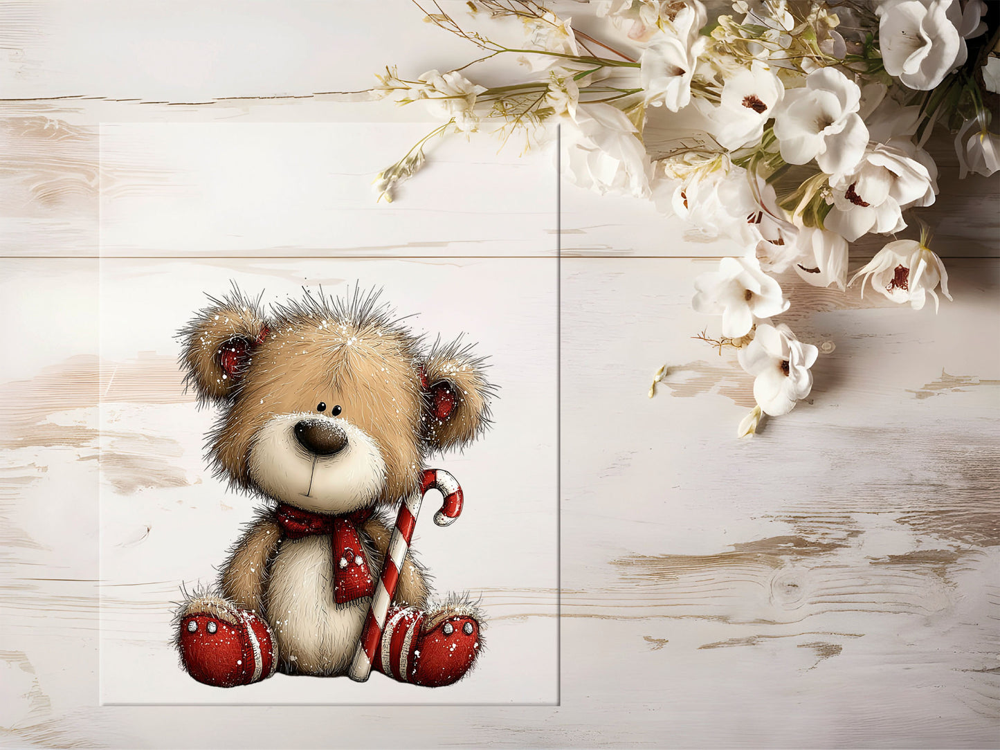 Bügelbild - Winterbär #2230