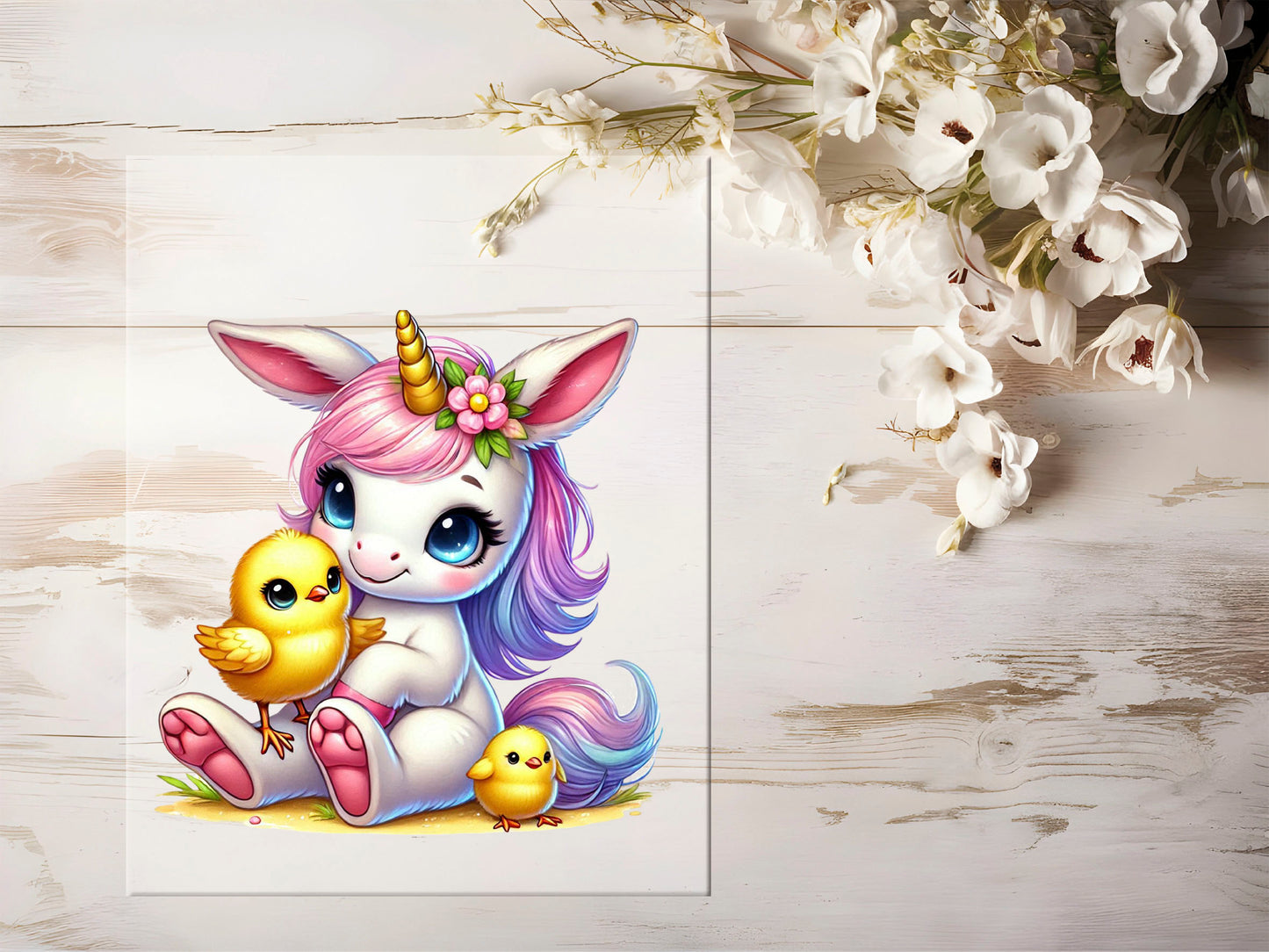 Bügelbild - Oster Einhorn #1134