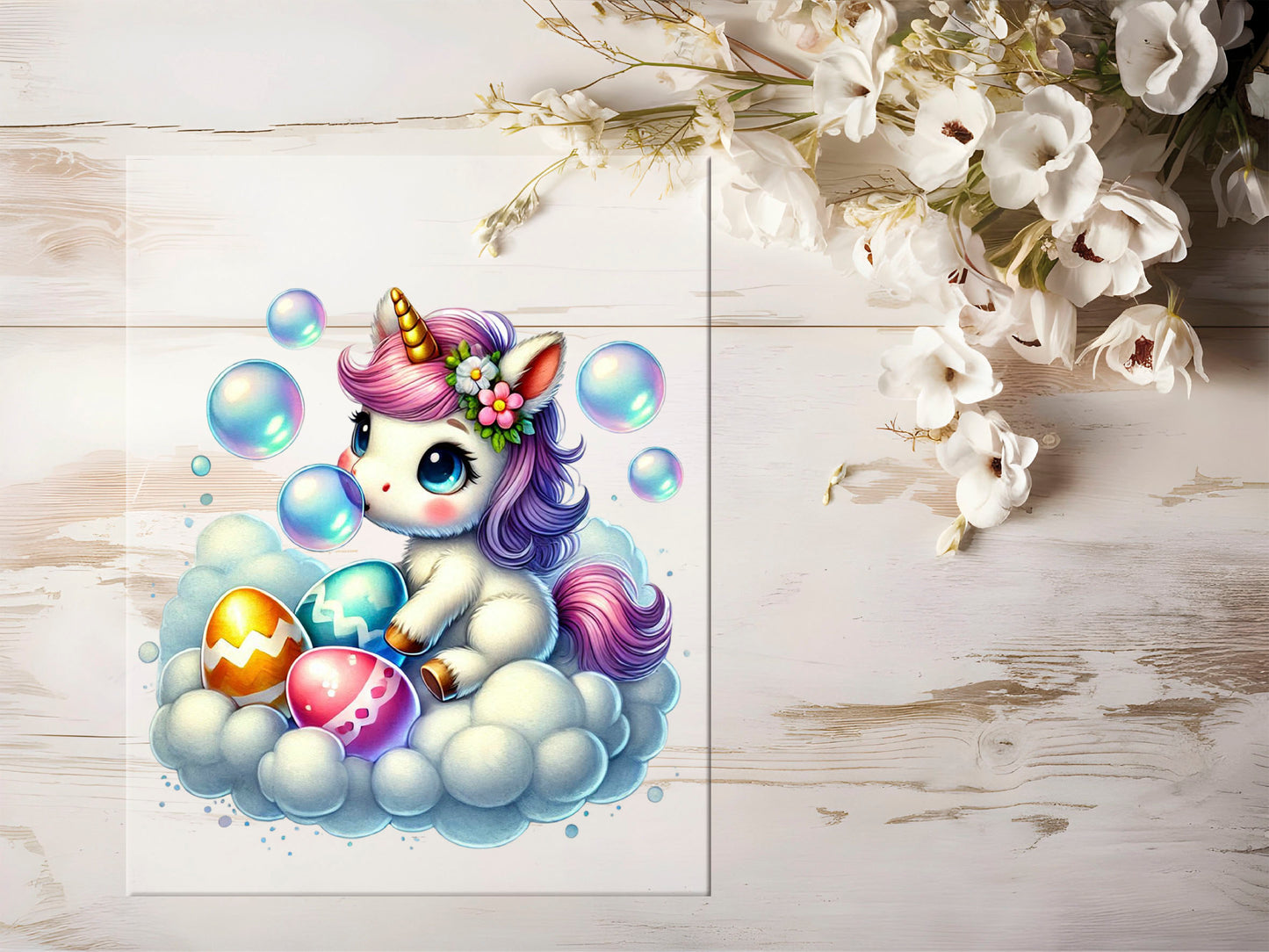 Bügelbild - Oster Einhorn #1133