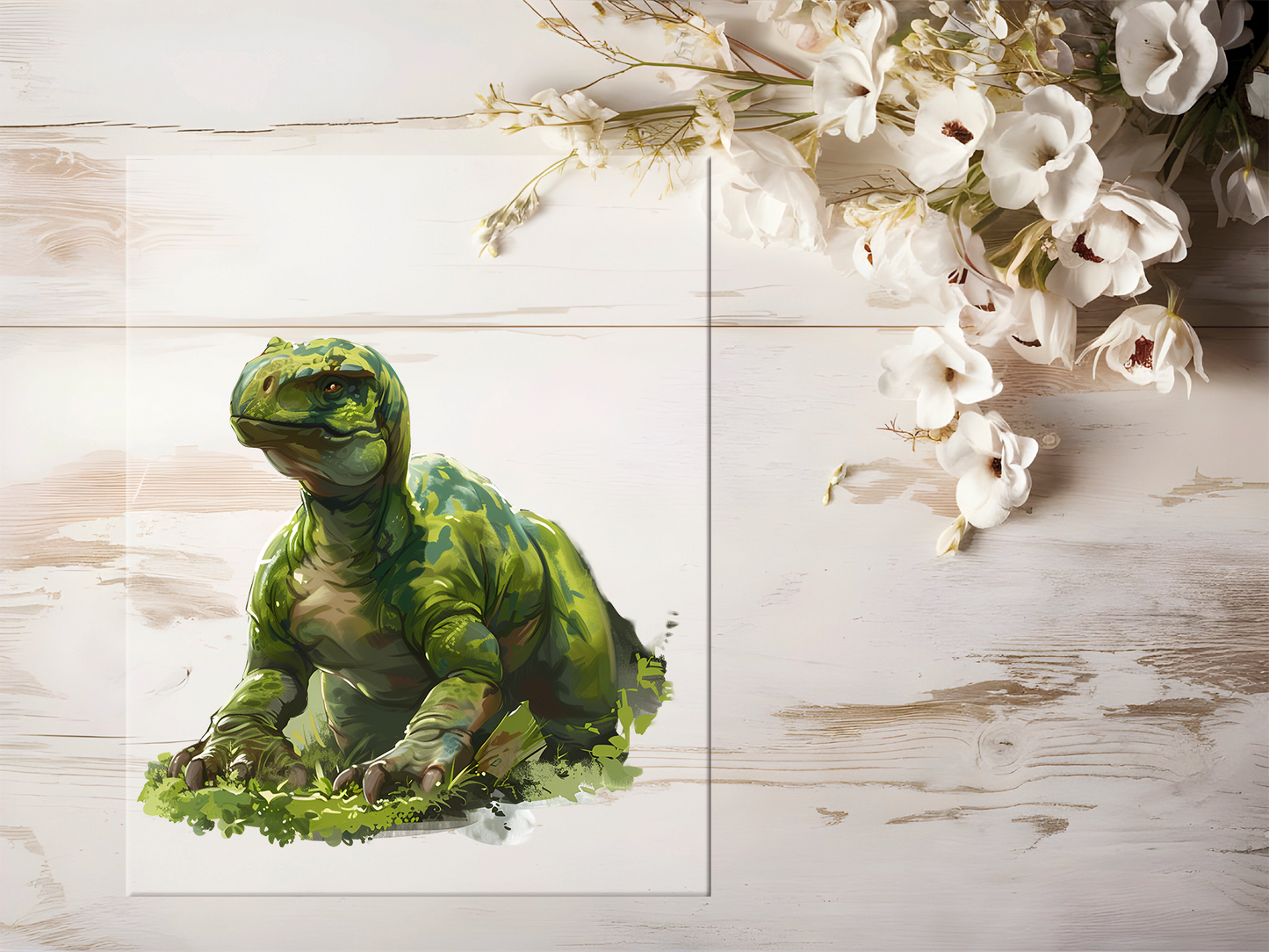 Auktion - Bügelbild - Dinosaurier #1700 - 20cm