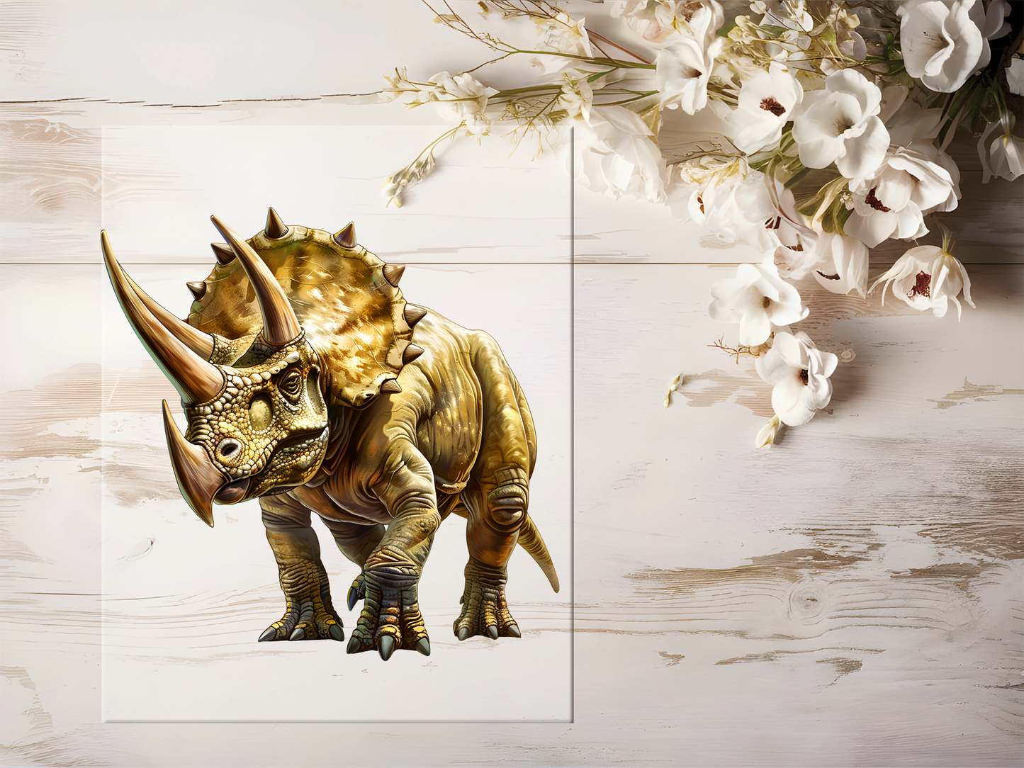 Auktion - Bügelbild - Dinosaurier #1695 - 20cm