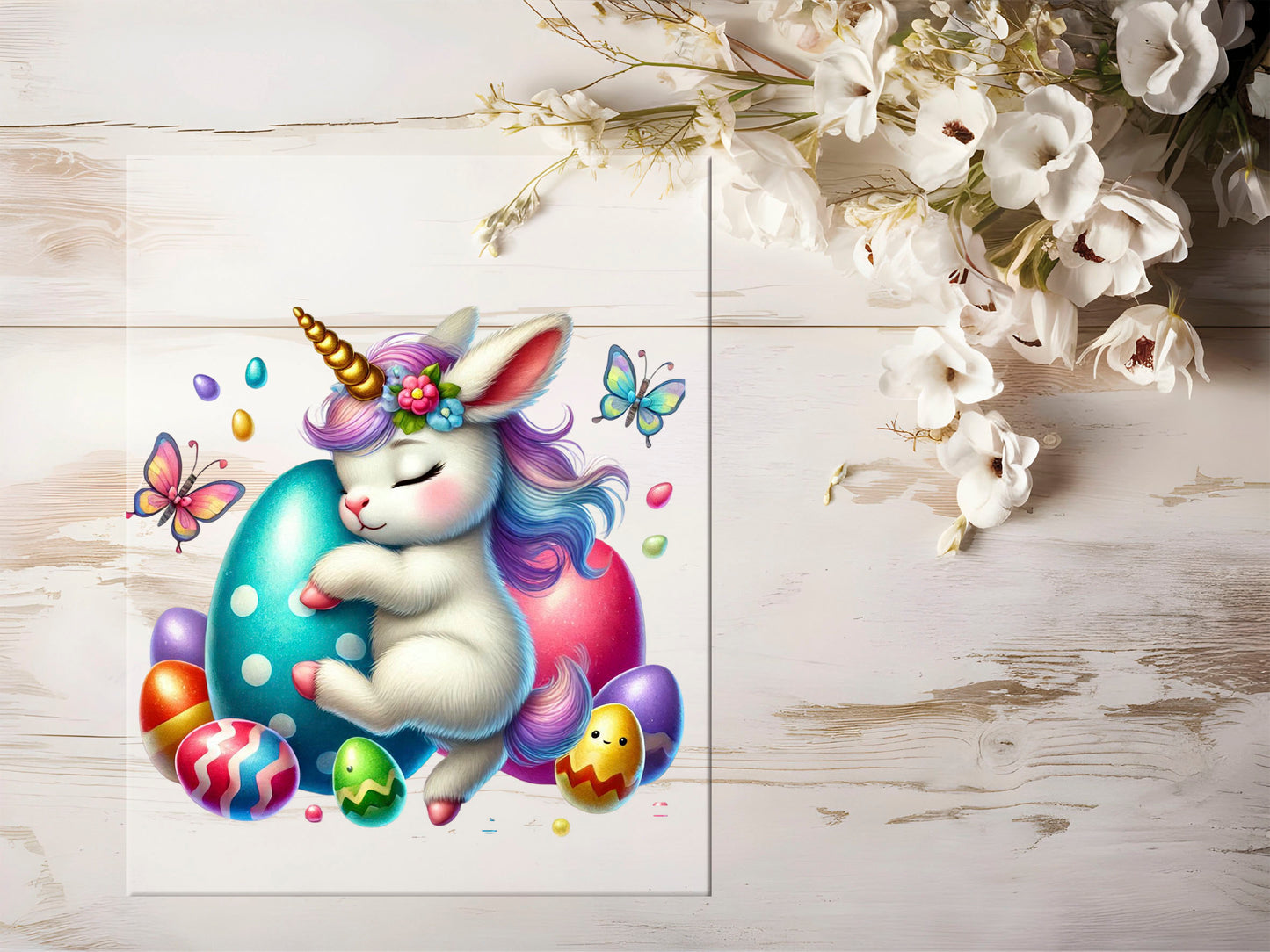 Bügelbild - Oster Einhorn #1121