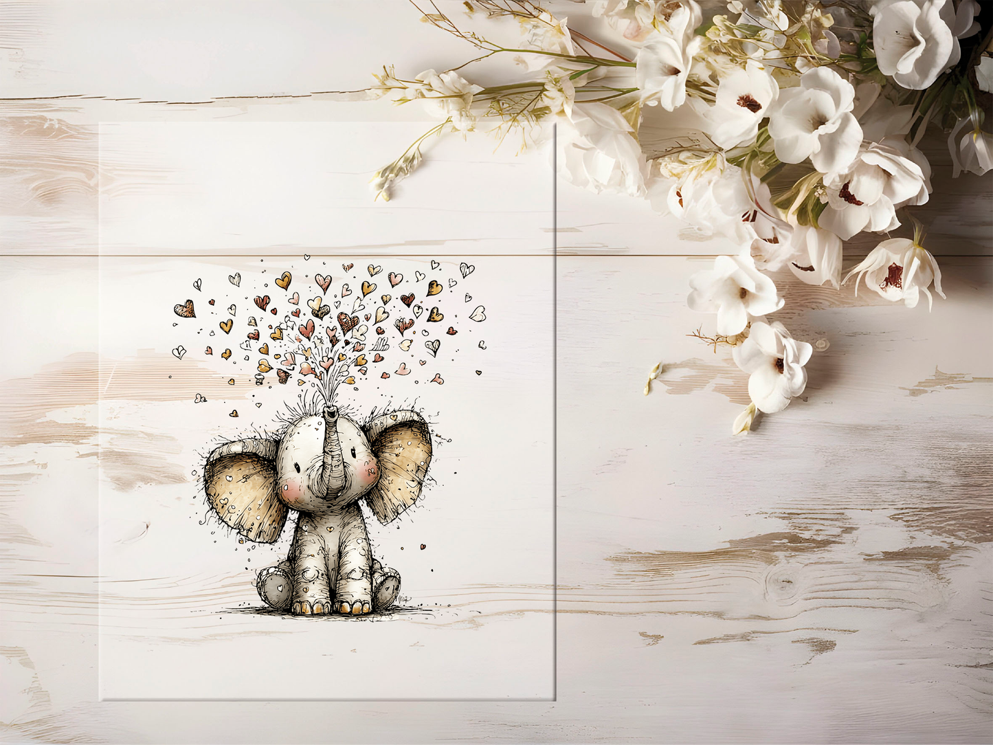 Bügelbild - Elefant #2424