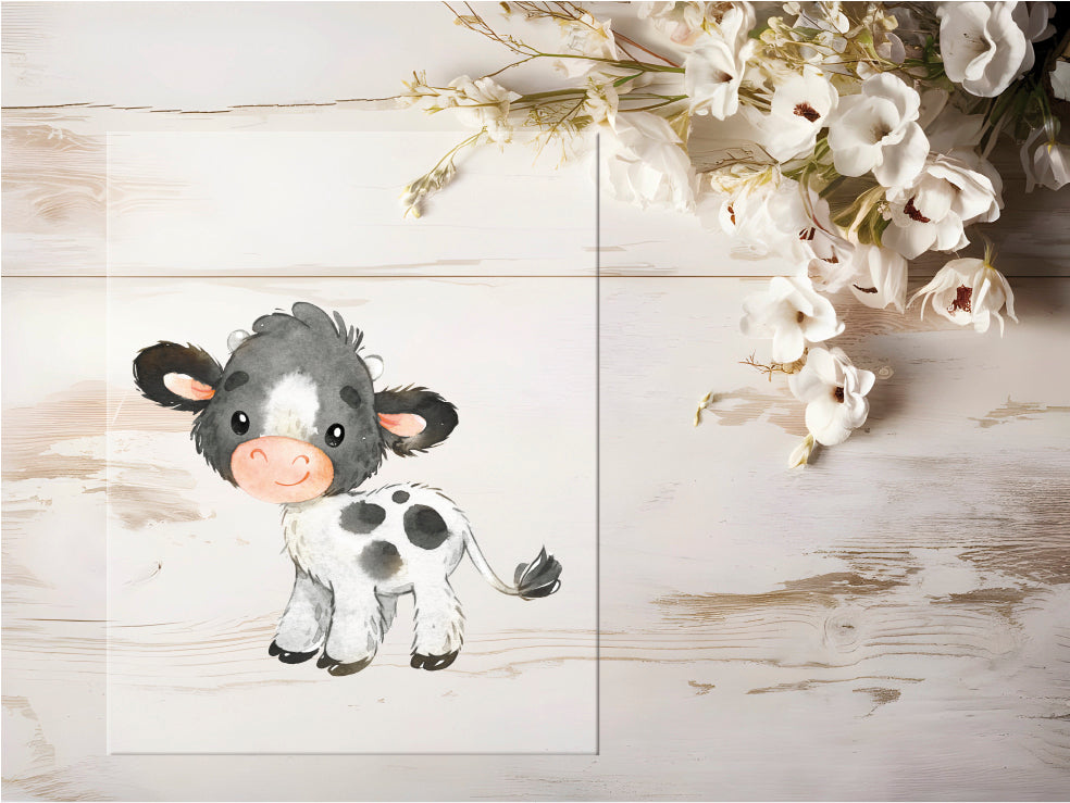 Bügelbild - Bauernhof Kalb #0049