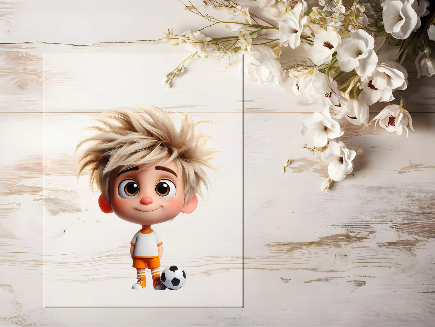 Bügelbild - Fußballer #1255