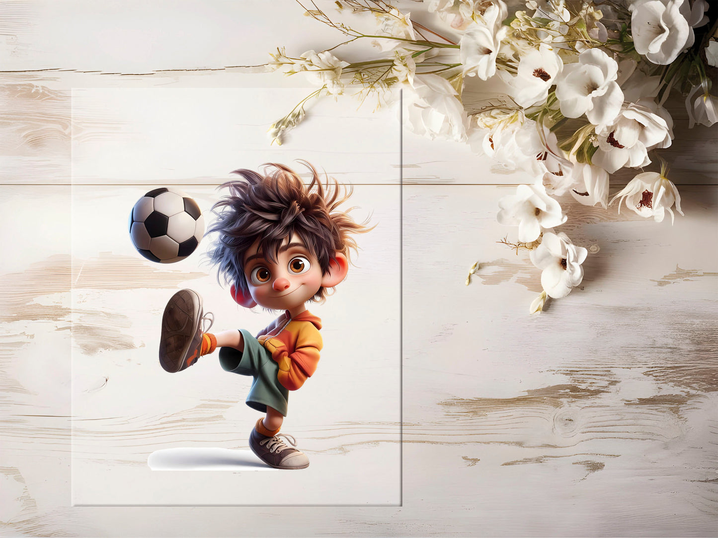 Bügelbild - Fußballer #1252