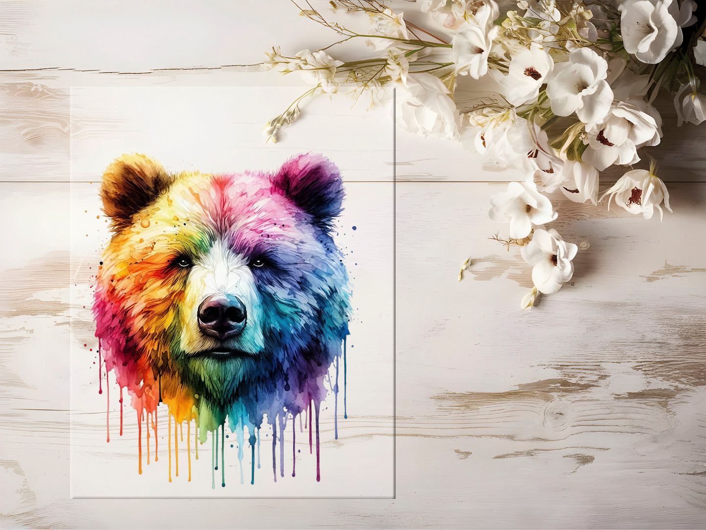 Bügelbild - Bunt Bär #1307