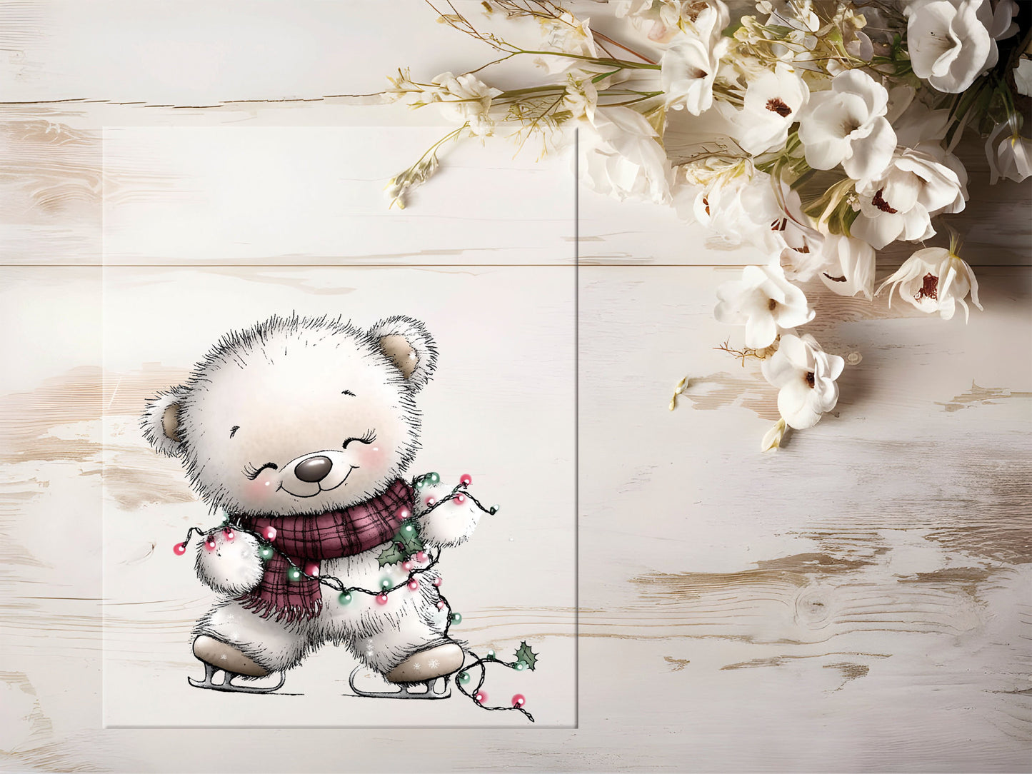 Bügelbild - Winterbär #2205