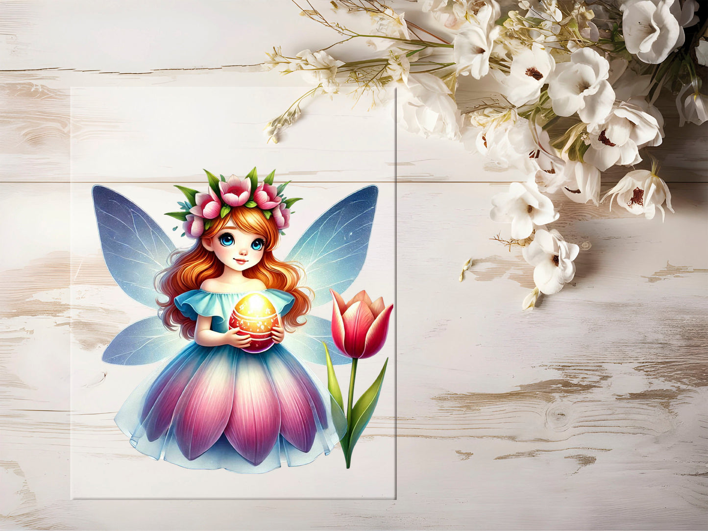 Bügelbild - Osterfee #1113