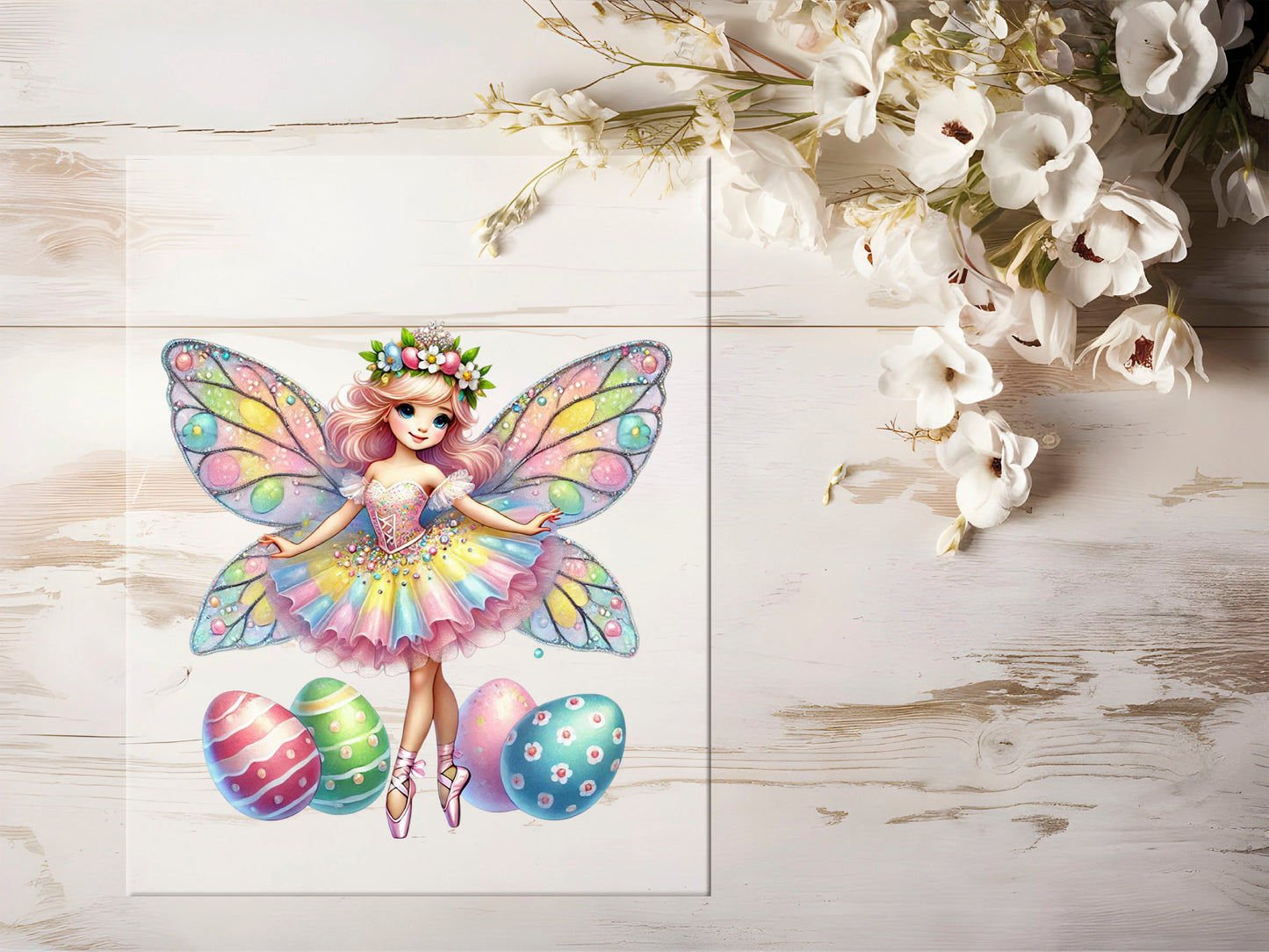 Bügelbild - Osterfee #1109