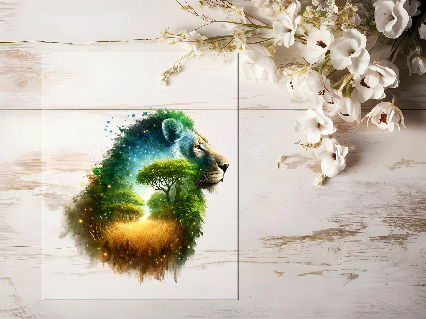 Bügelbild - Löwe Magic #1421