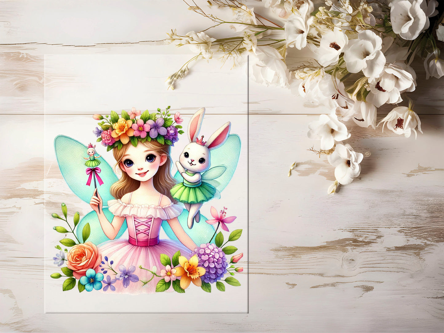 Bügelbild - Osterfee #1108