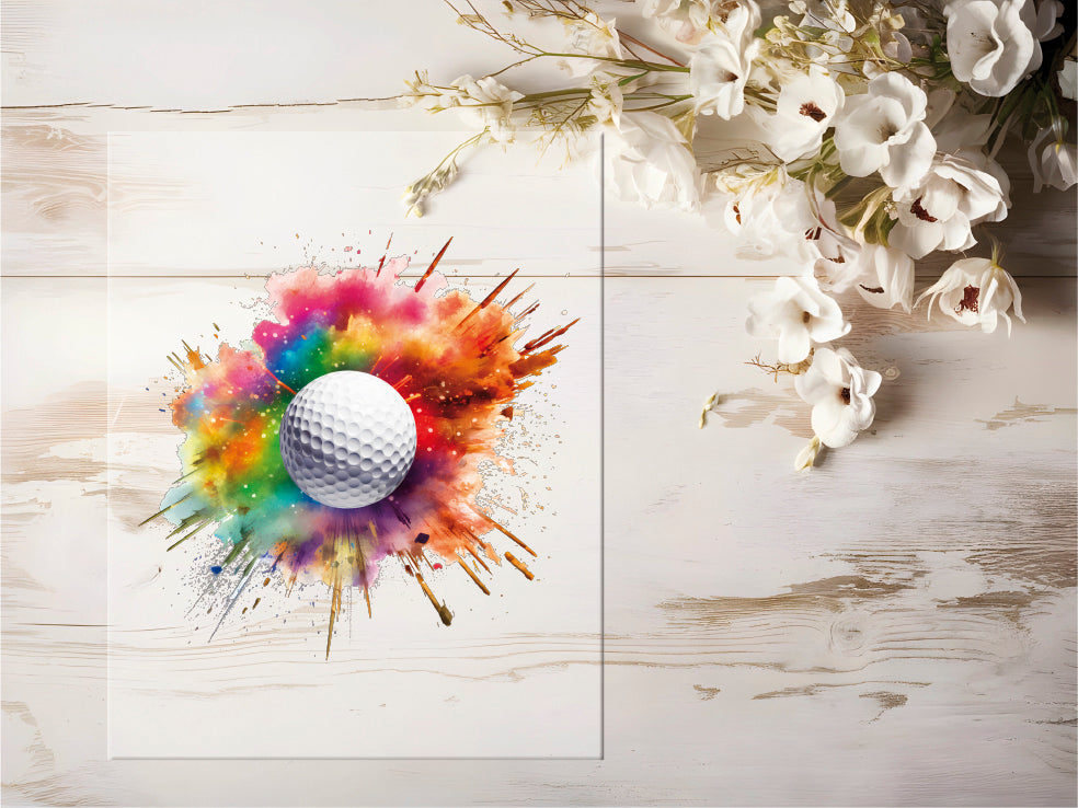 Bügelbild - Golfball #0077