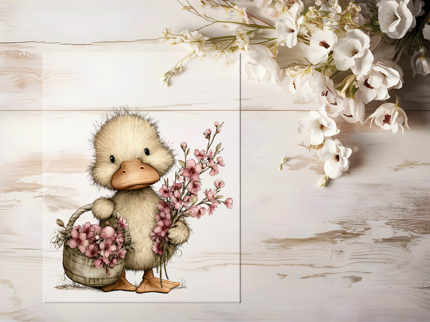Bügelbild - Süße Ente #2360