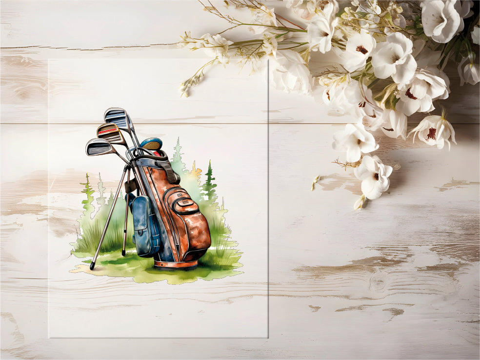 Bügelbild - Golfbag #0081