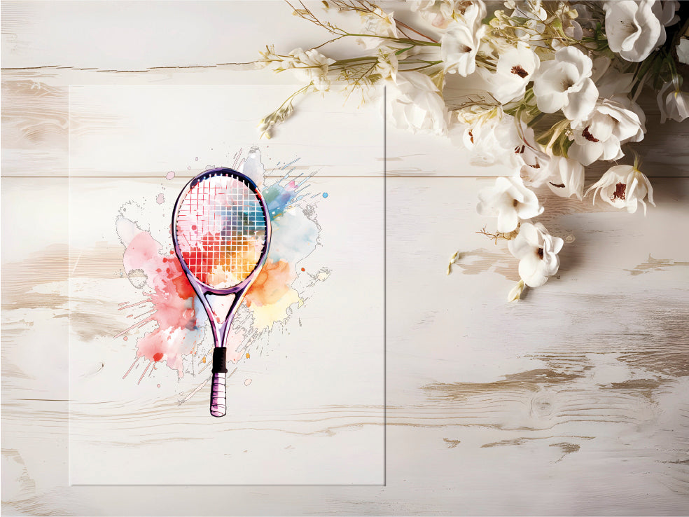 Bügelbild - Tennis #0084