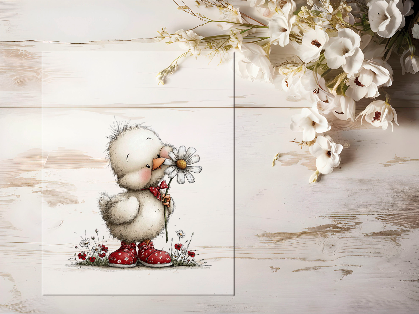 Bügelbild - Frühlingstiere Ente #2342