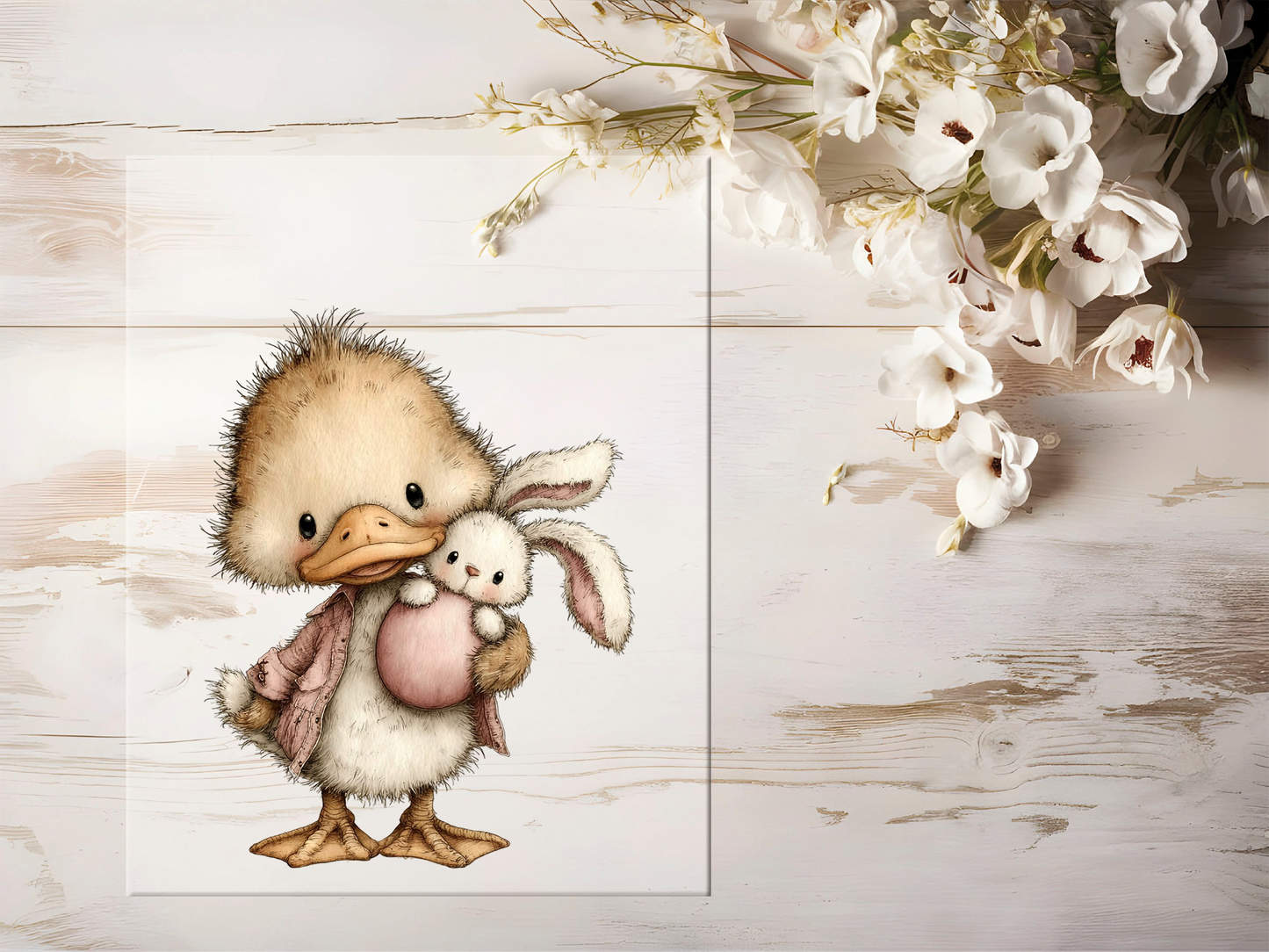 Bügelbild - Süße Ente #2369
