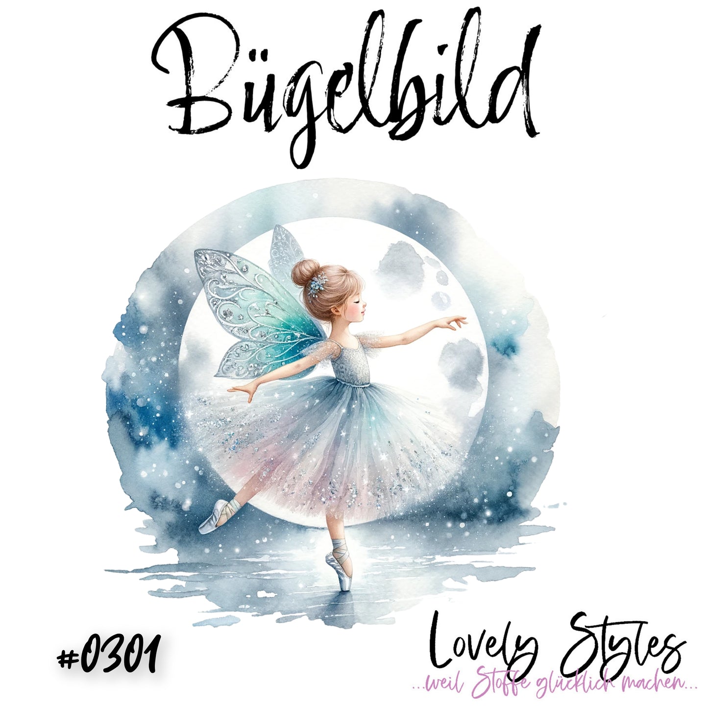 Bügelbild - Fee #0301