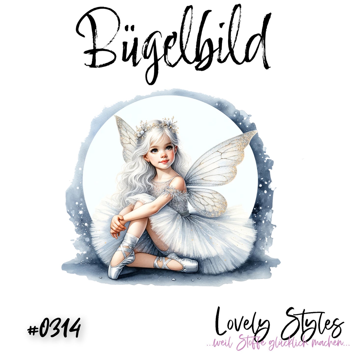 Bügelbild - Fee #0314