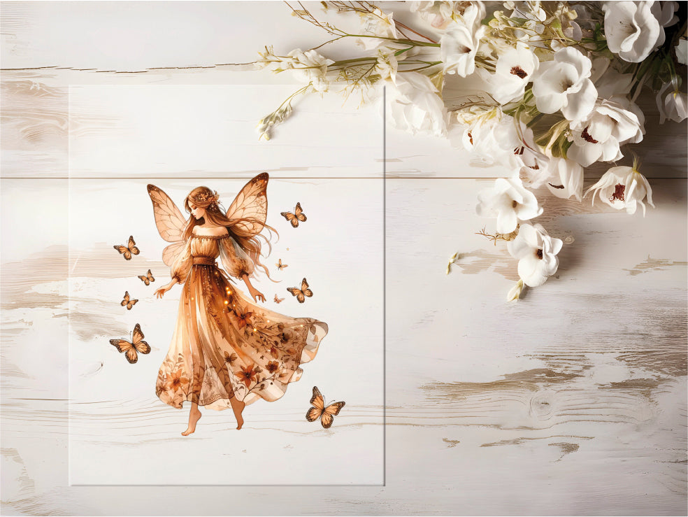 Bügelbild - Herbstfee #0772