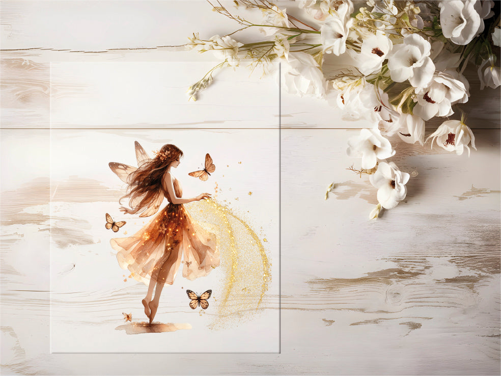 Bügelbild - Herbstfee #0775