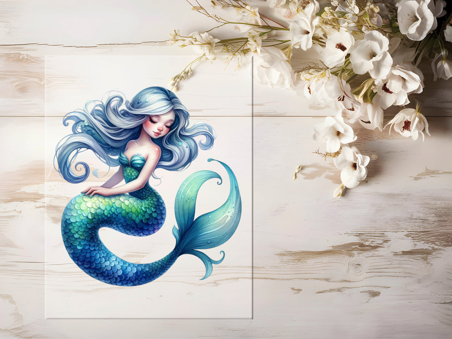 Bügelbild - Meerjungfrau #0782