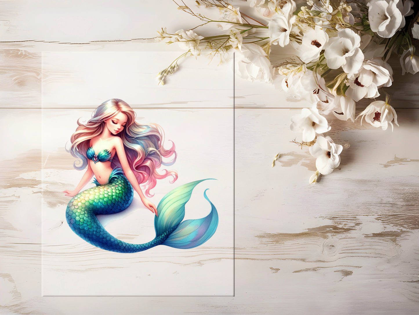 Bügelbild - Meerjungfrau #0784