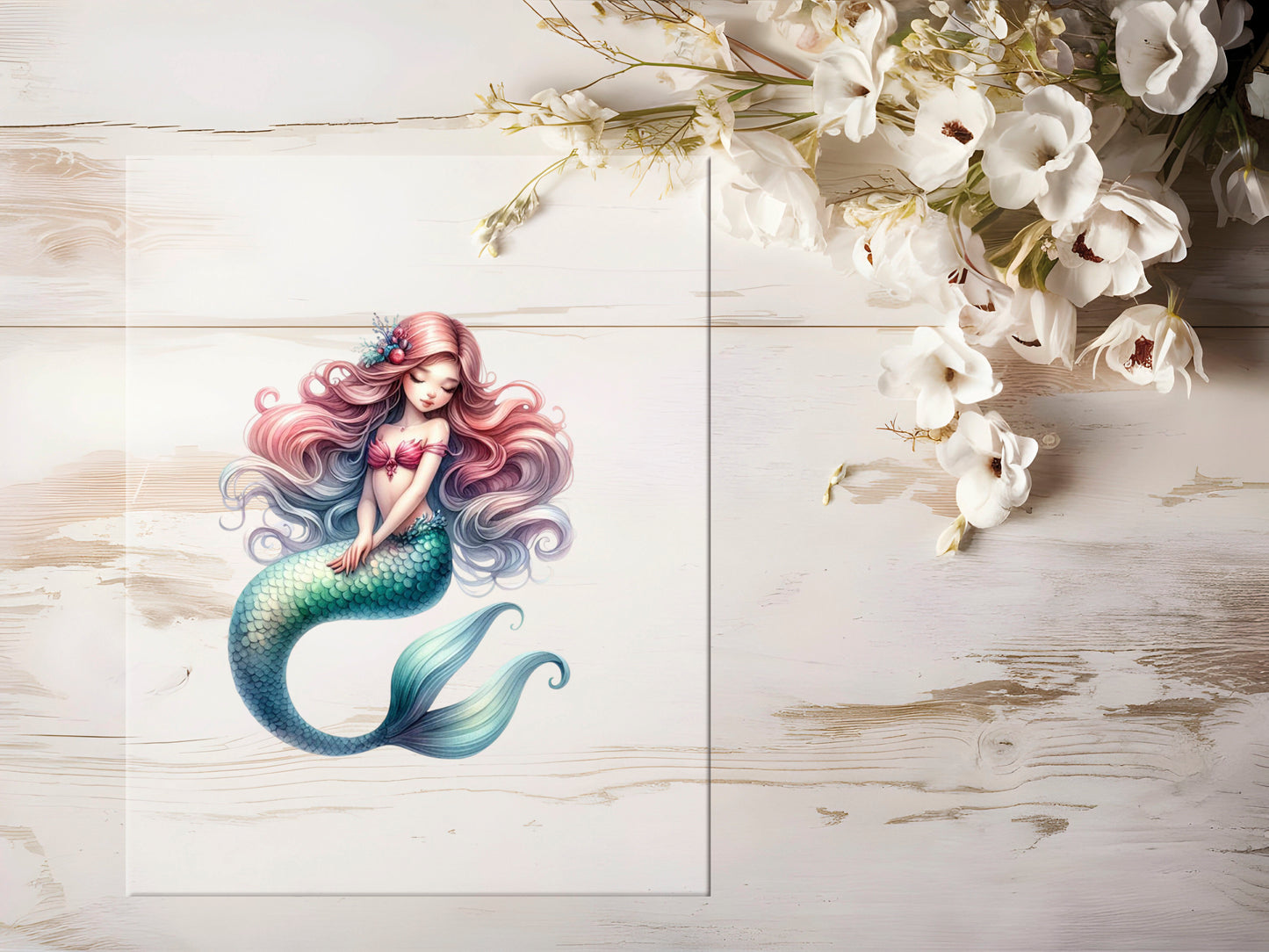 Bügelbild - Meerjungfrau #0791