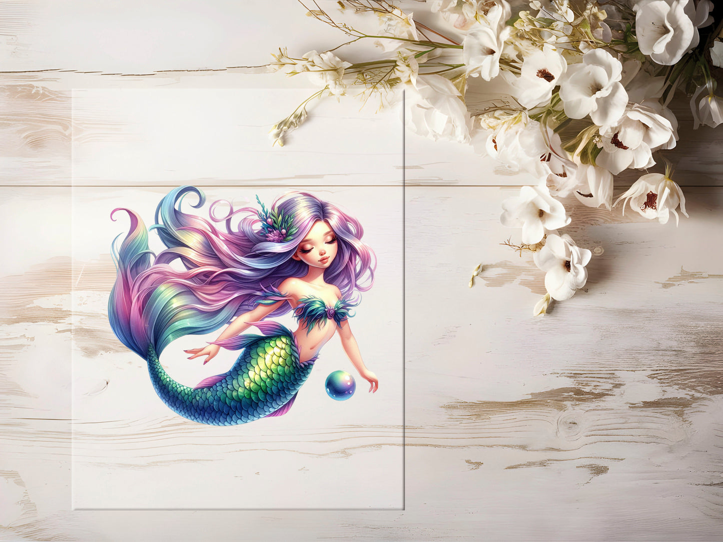 Bügelbild - Meerjungfrau #0792