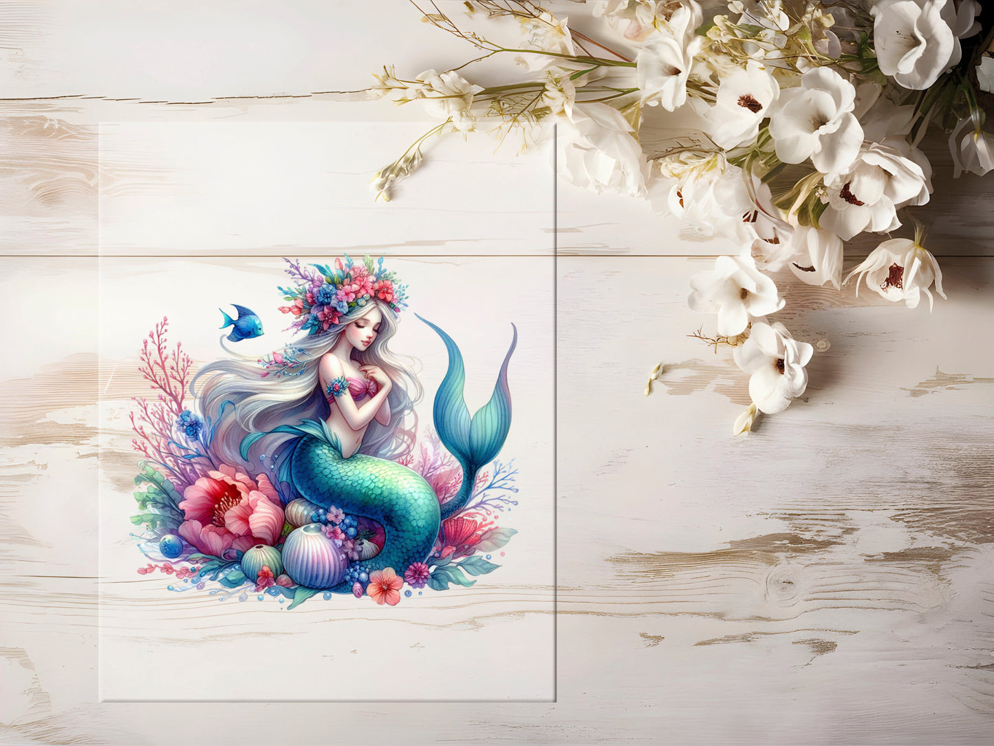Bügelbild - Meerjungfrau #0793