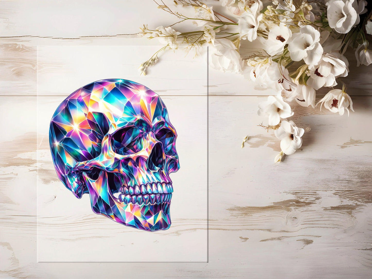 Bügelbild - Skull Diamant #0958