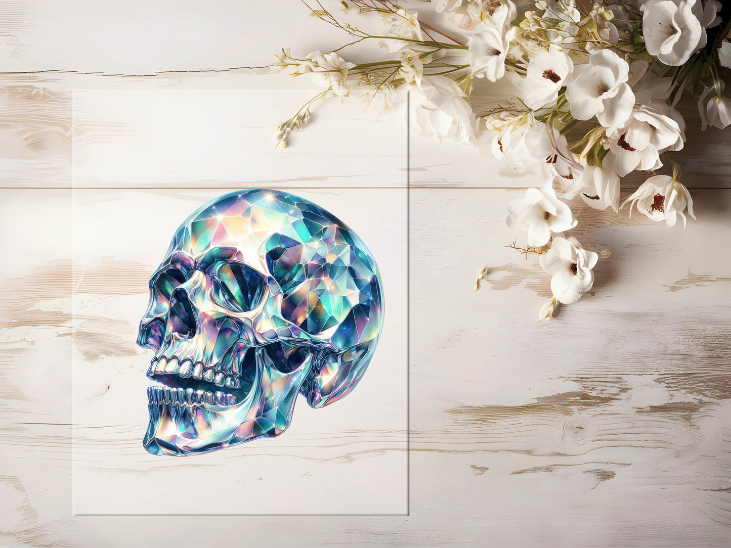 Bügelbild - Skull Diamant #0969