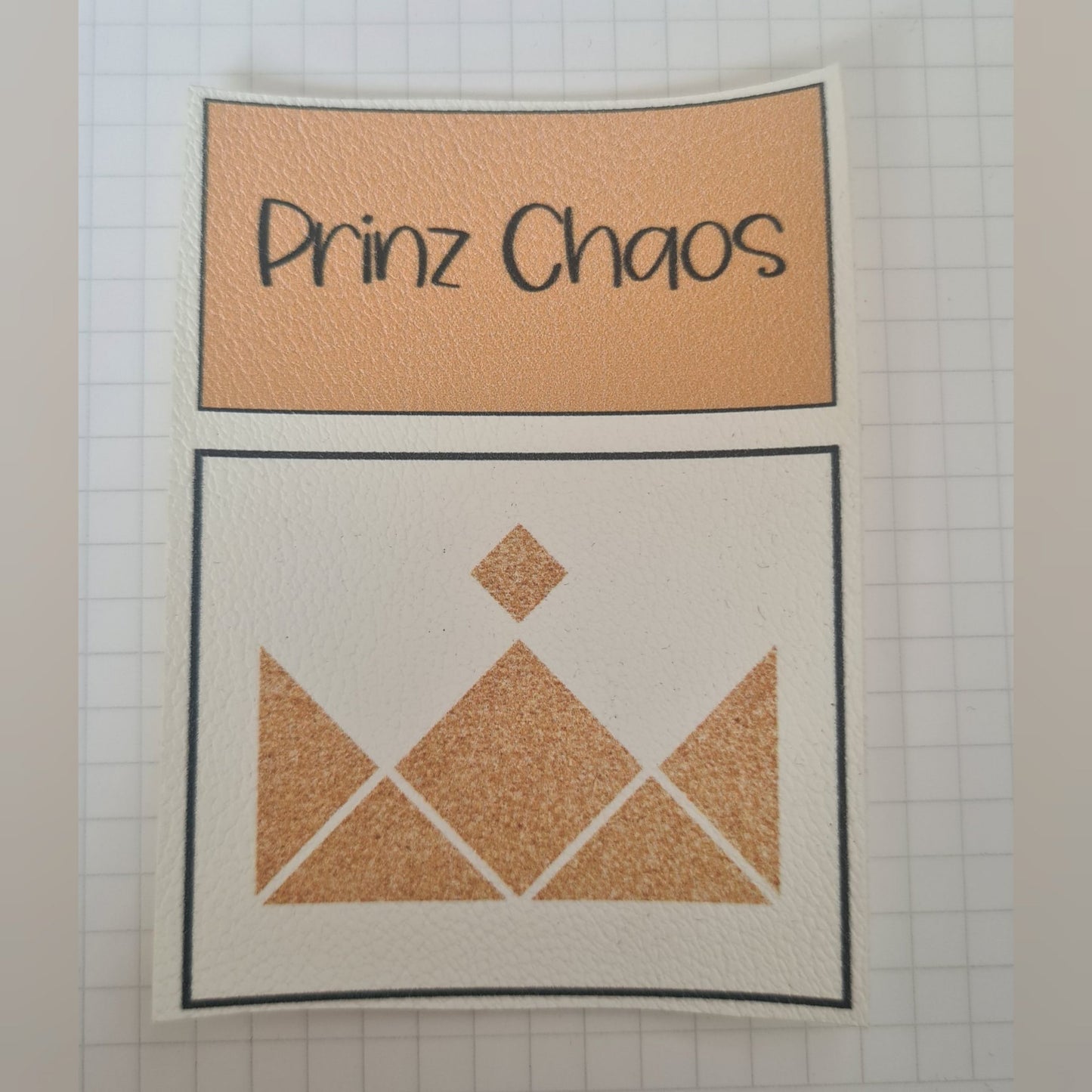 Kunstlederlabel Set - Prinz Chaos